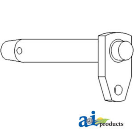 A & I PRODUCTS Center Link Pin (Tractor End) (Cat II) 5" x2" x1" A-382210R11
